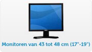 Monitoren van 43 tot 48 cm (17''-19'') 